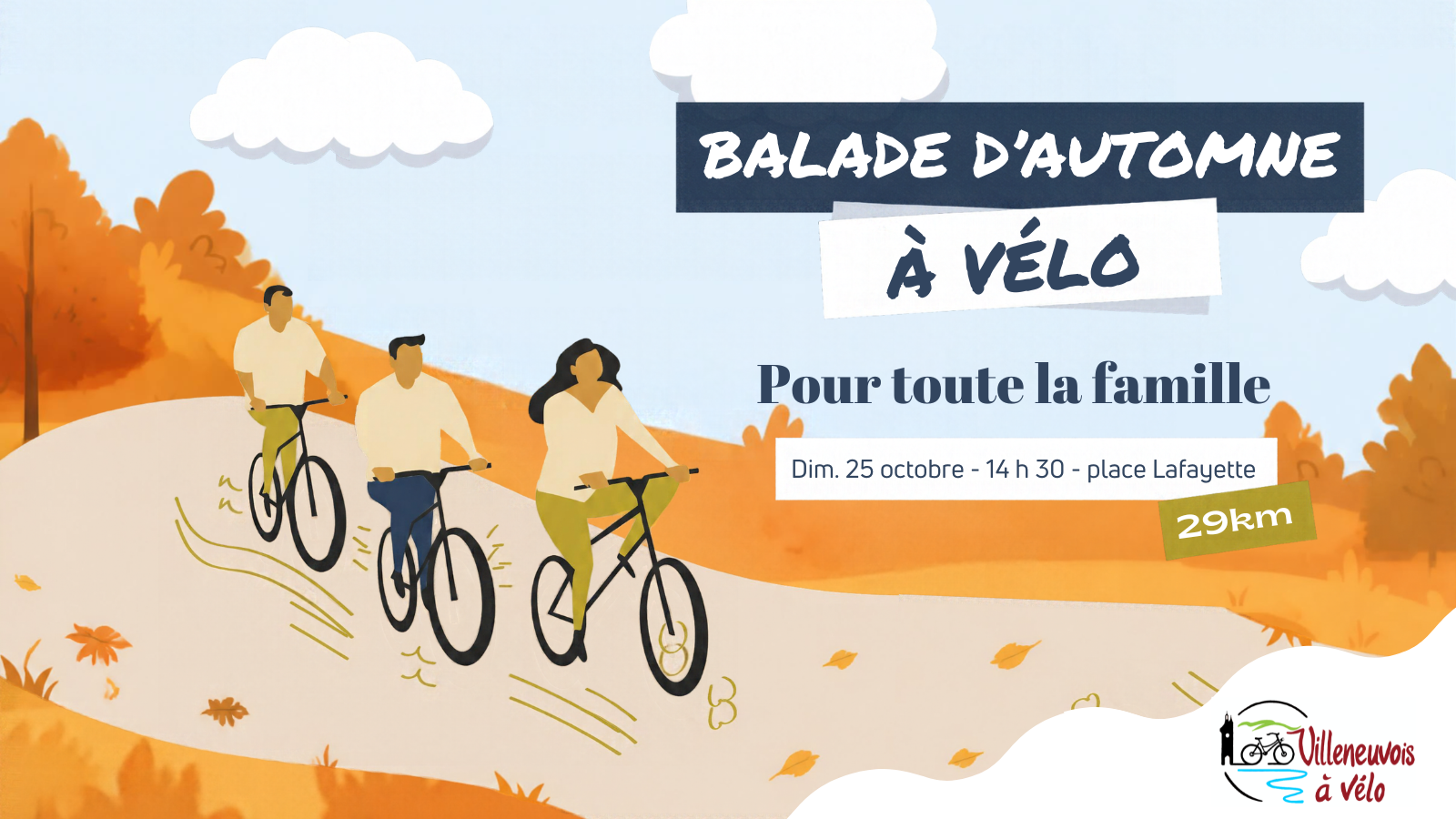 Balade d'automne à vélo 2026 (bannière)